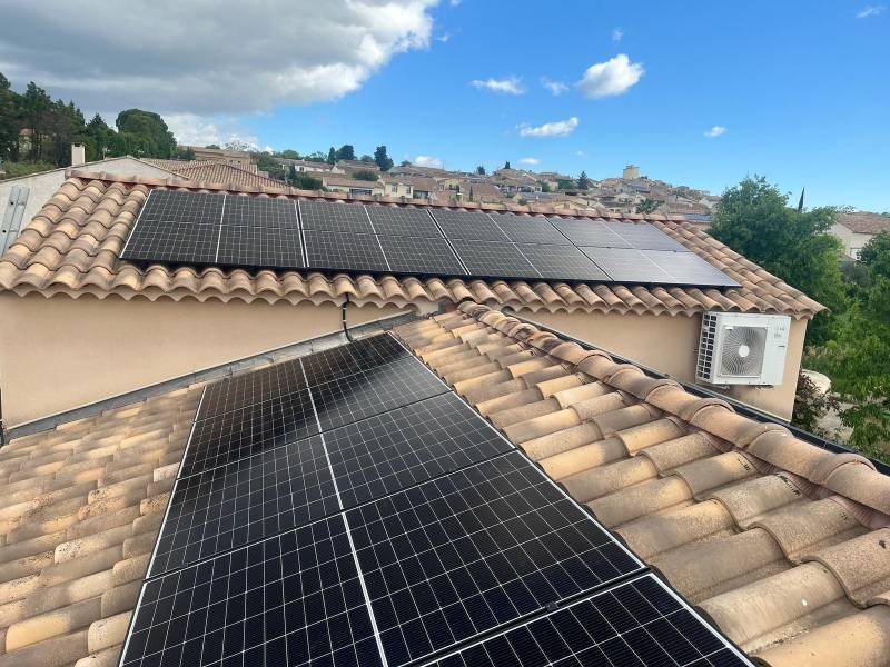 Solution solaire avec batterie virtuelle MYLIGHT à Fournès, par le Groupe Solaireau