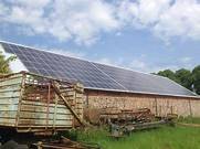 Une centrale photovoltaïque pour domaine agricole à Mauguio (34) dans l'Hérault installée par le Groupe Solaireau.