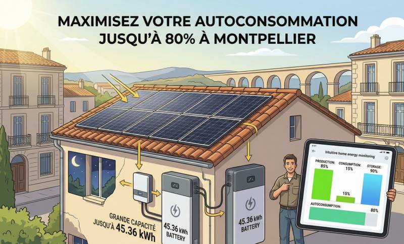 Batterie de Stockage Photovoltaïque à Montpellier : Maximisez votre Autonomie