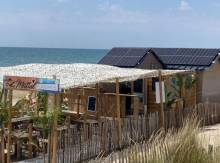 Paillote/plage/restaurant, 34280 Carnon-Plage au Petit Travers dans l'Hérault le Mistral